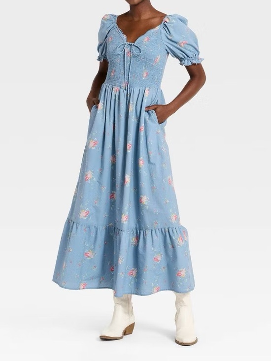 Universal Thread Dresses & Skirts - Universal thread puff sleeve